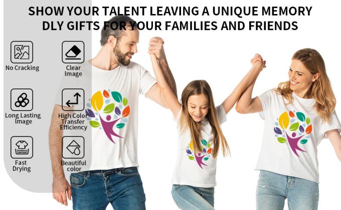 A4 / A3 ডিটিএফ প্রিন্টার ফিল্ম কোল্ড পিল 75U বেধ পিইটি রিলিজ ফিল্ম অ-আঠালো 0