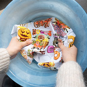 75 মাইক্রো ডিটিএফ ফিল্ম রোল ডাবল সাইড ম্যাট 60 সেমি 30 সেমি 33 সেমি পিইটি তাপ স্থানান্তর ফিল্ম 3