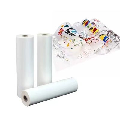 75mic ম্যাট সাদা কালি মুদ্রণ DTF পোষা ফিল্ম গরম peeling 30cm 60cm সরাসরি পোশাক মুদ্রণের জন্য ফিল্ম