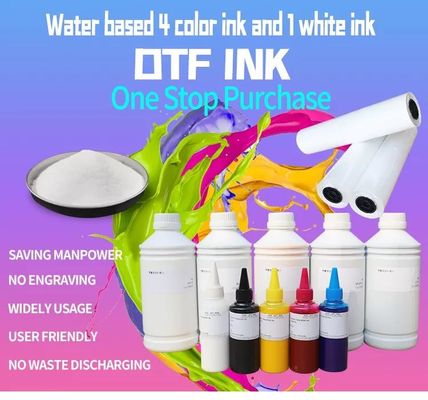 500Ml DTF টেক্সটাইল ইনক ট্রান্সফার ওয়াটার ভিত্তিক টি-শার্ট প্রিন্ট ইনক গার্মেন্টস জন্য