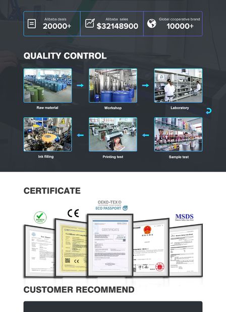 চীন DONGGUAN EASY PRINTING MATERIAL CO.,LTD সার্টিফিকেশন